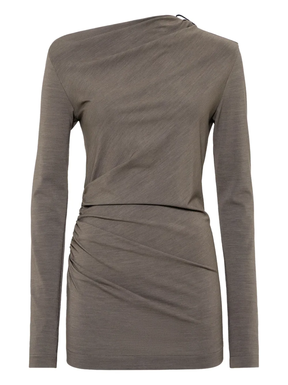 Brunello Cucinelli ruched-detail top | Grey | Image 1