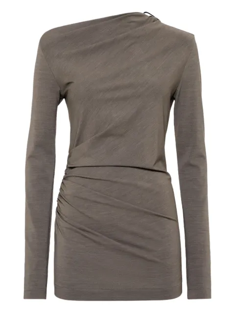Brunello Cucinelli ruched-detail top