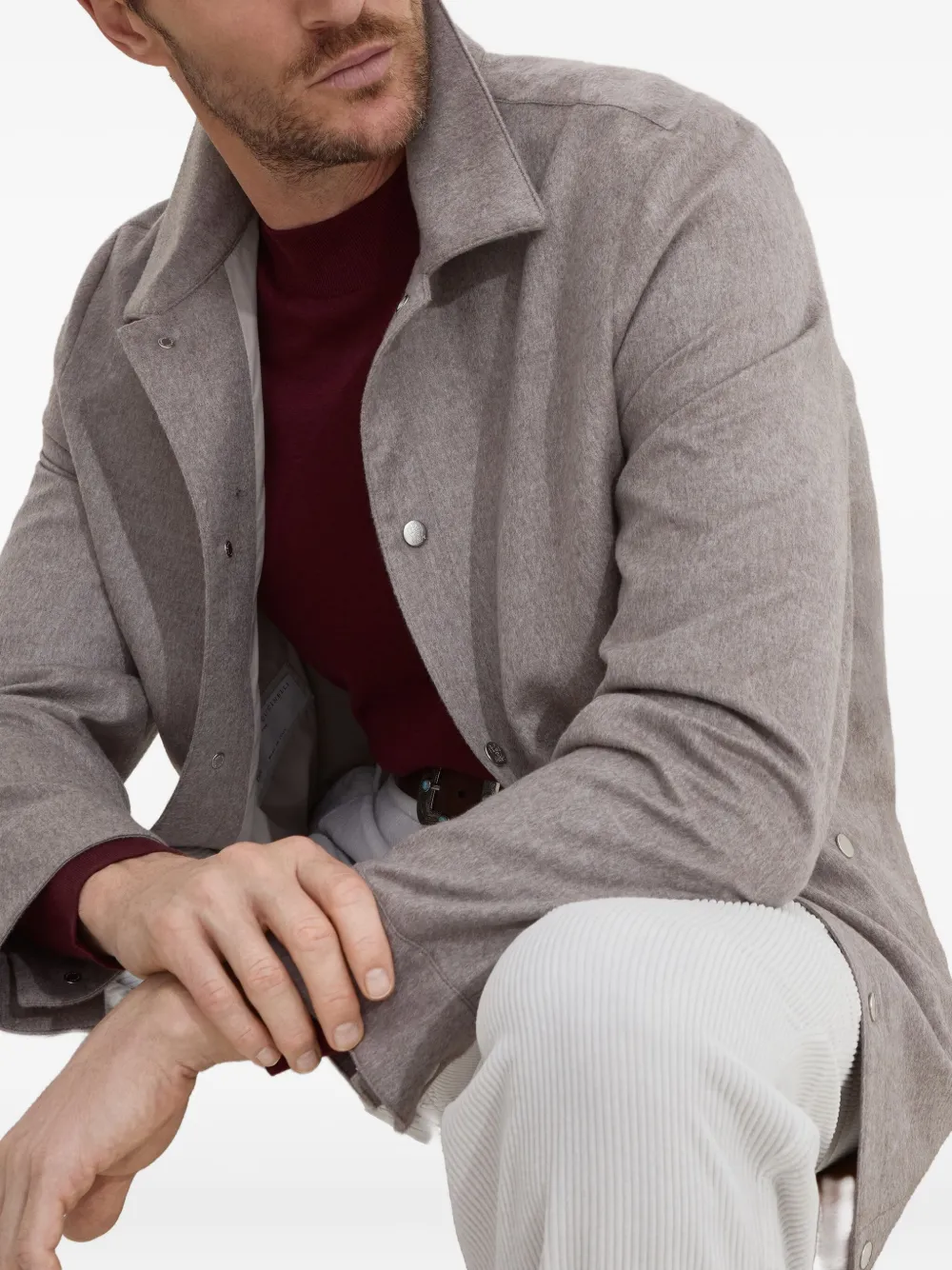Brunello Cucinelli Kasjmier jack Beige
