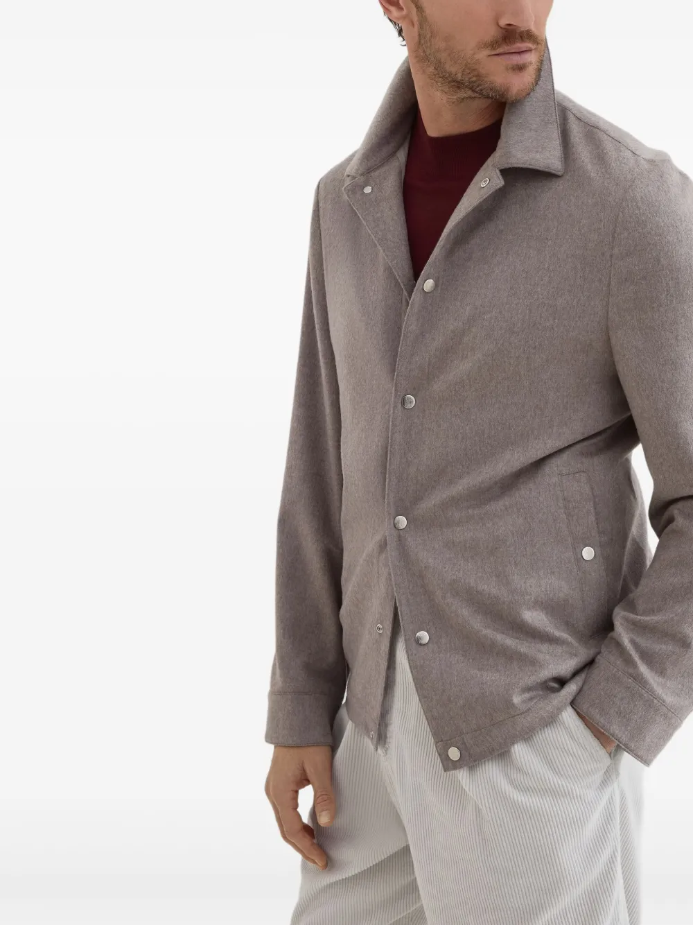 Brunello Cucinelli Kasjmier jack Beige
