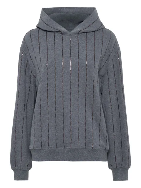 Brunello Cucinelli sequin-embellished hoodie