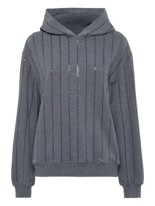 Hoodie à sequins - Brunello Cucinelli - Modalova