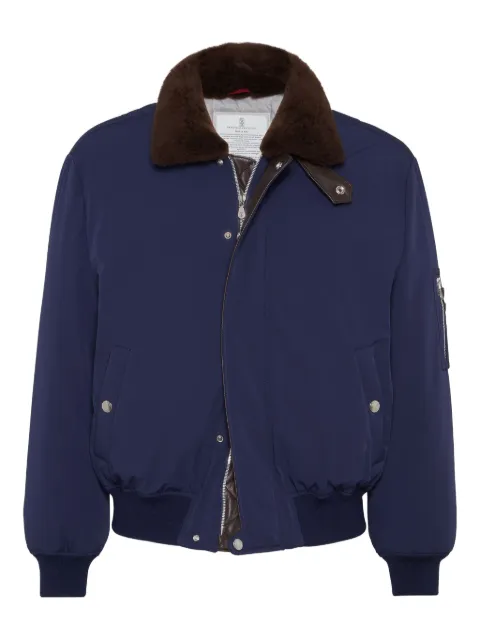 Brunello Cucinelli chamarra bomber