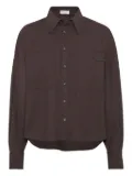 Brunello Cucinelli Monili-detail shirt - Brown