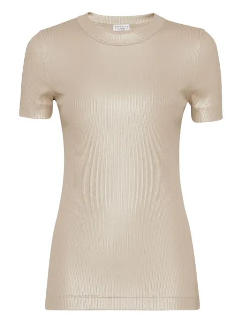 Brunello Cucinelli ribbed T-shirt