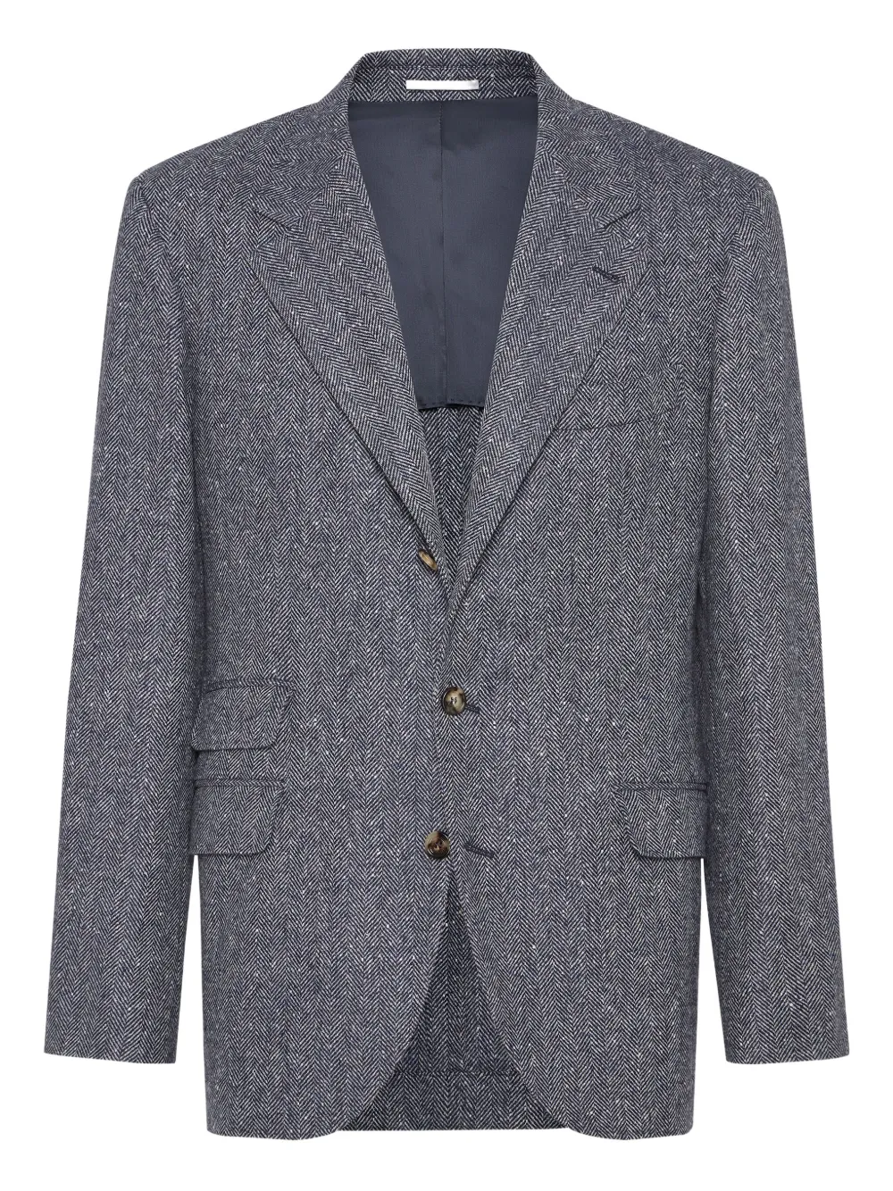 Brunello Cucinelli single-breasted blazer | Grey | Image 1