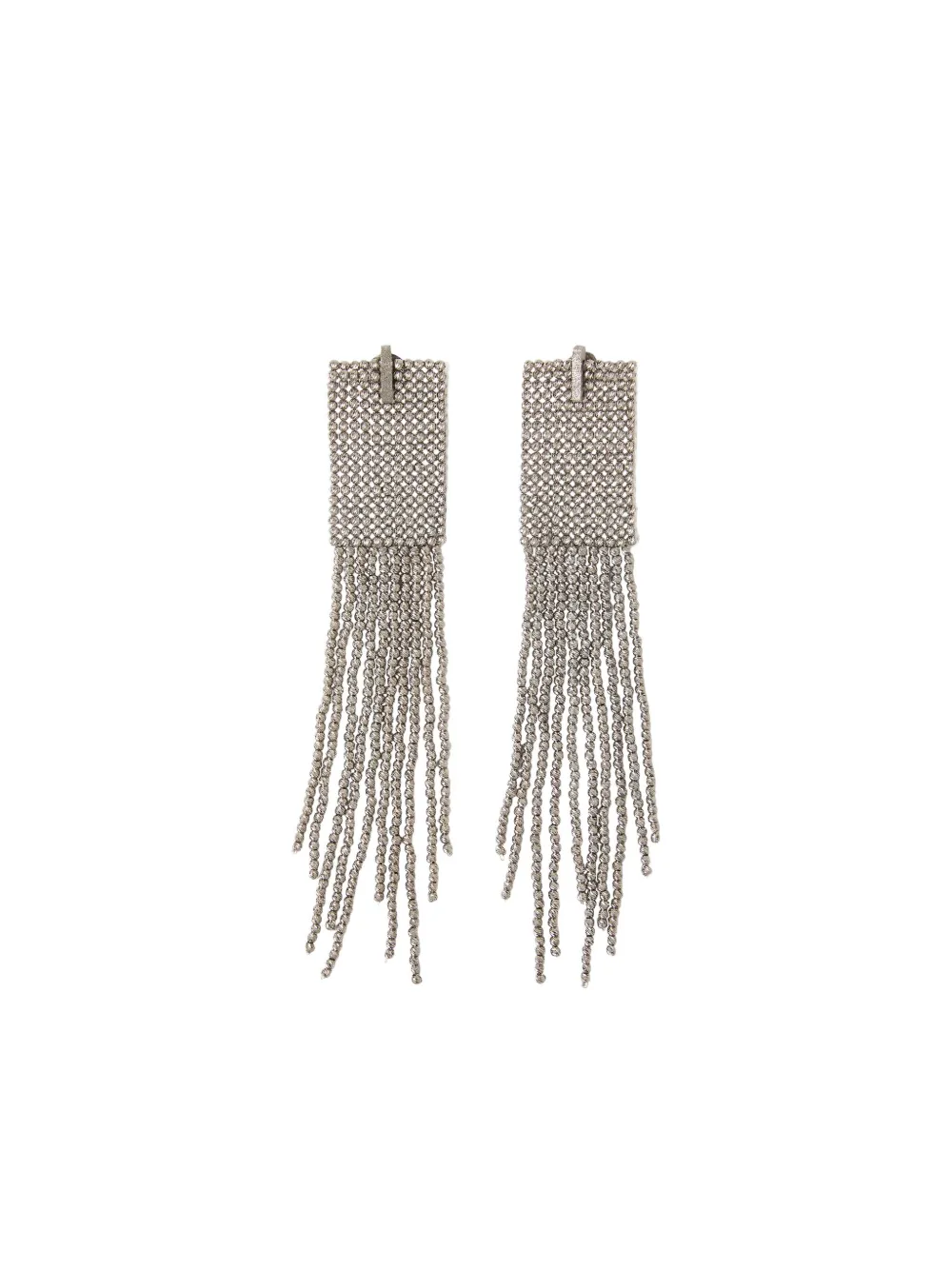 Brunello Cucinelli aretes deshilachados | plateado | Image 1
