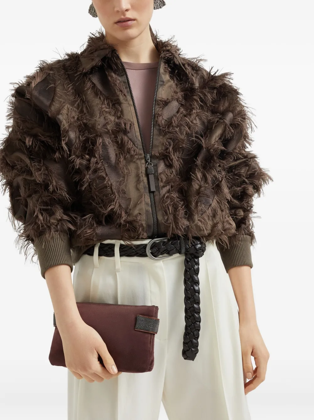 BRUNELLO CUCINELLI ESSENCE MINI SHOULDER BAG