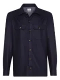 Brunello Cucinelli double-pocket button-down shirt - Blue