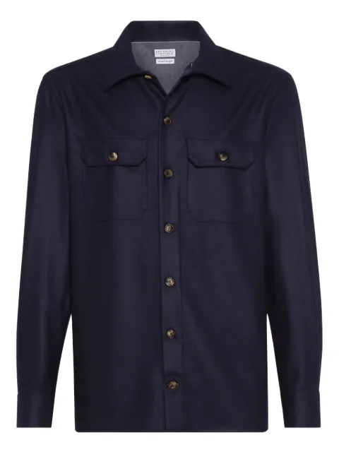 Brunello Cucinelli Hemd aus Schurwolle