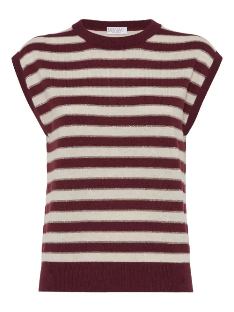 Brunello Cucinelli cashmere knitted top