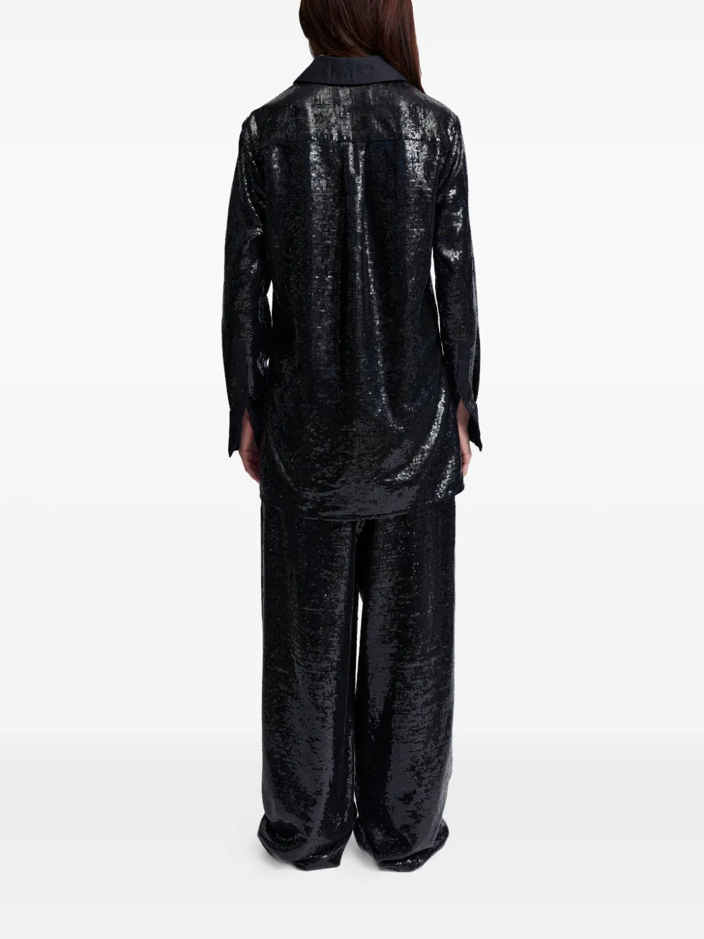 16Arlington Marley blouse Zwart