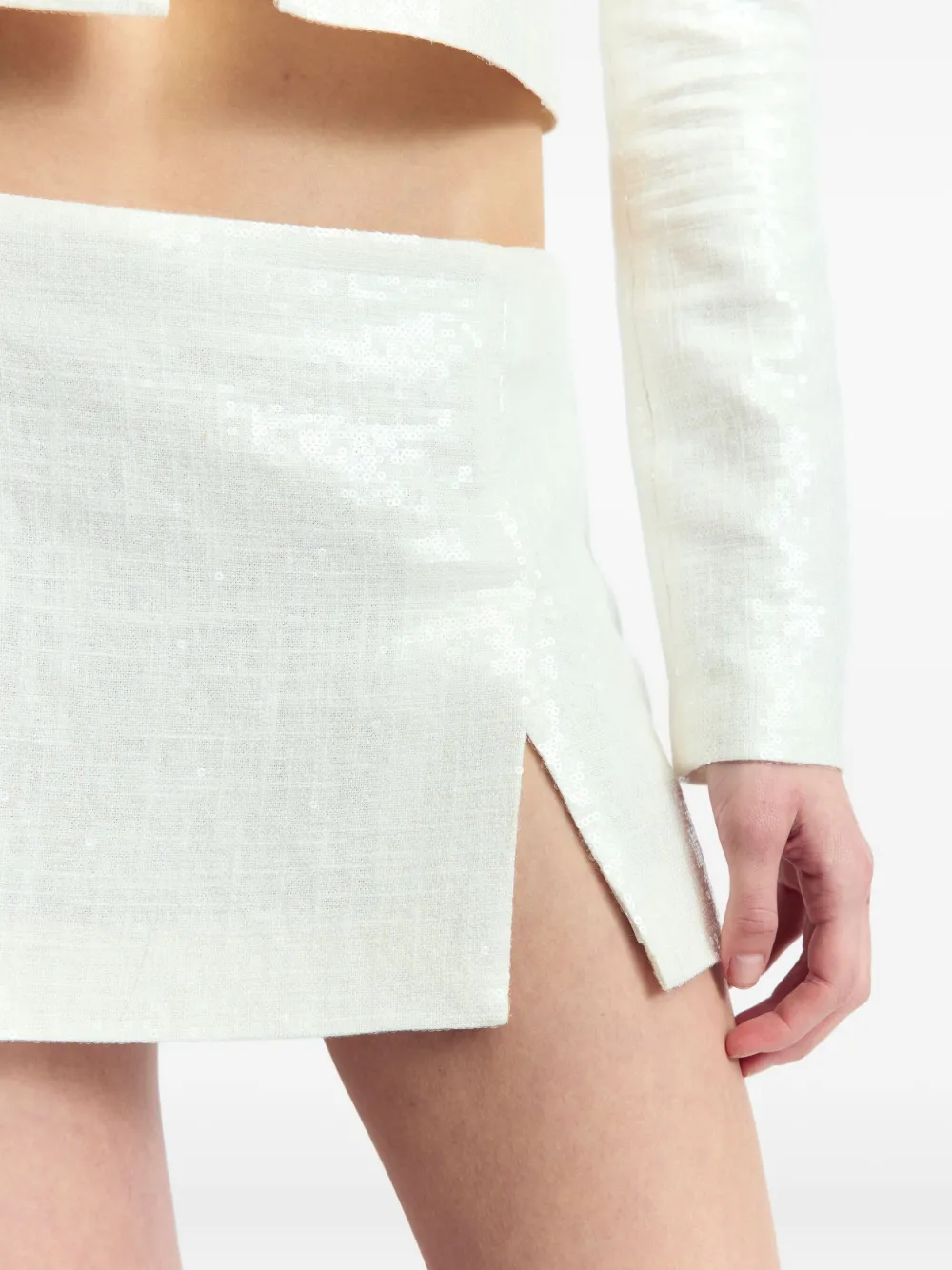 16Arlington Minerva Mini Skirt | White | FARFETCH