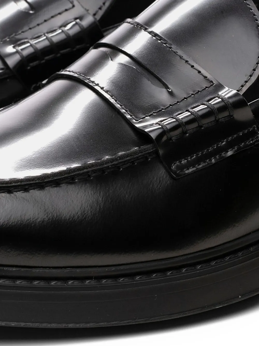 Poche Paris leather loafers Black