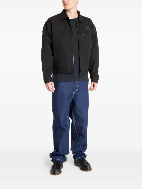 Calvin Klein Cotton Twill Jacket Black FARFETCH ZA