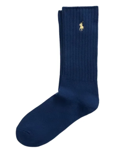Polo Ralph Lauren embroidered ribbed socks