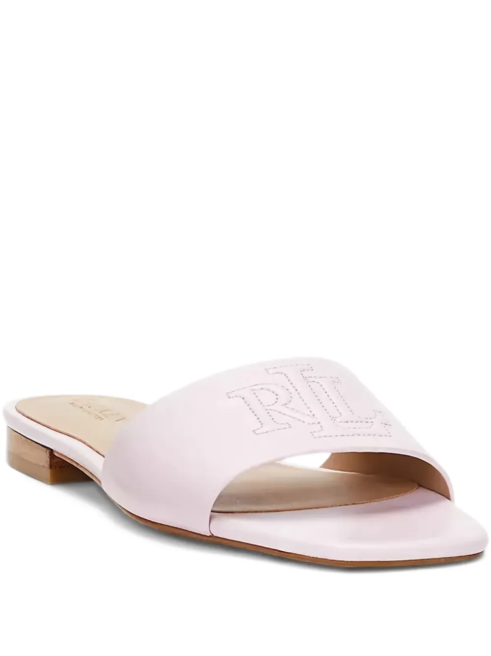 Lauren Ralph Lauren logo-embroidered sandals Pink
