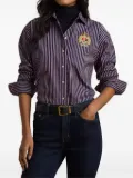 Lauren Ralph Lauren striped button-up shirt - Blue