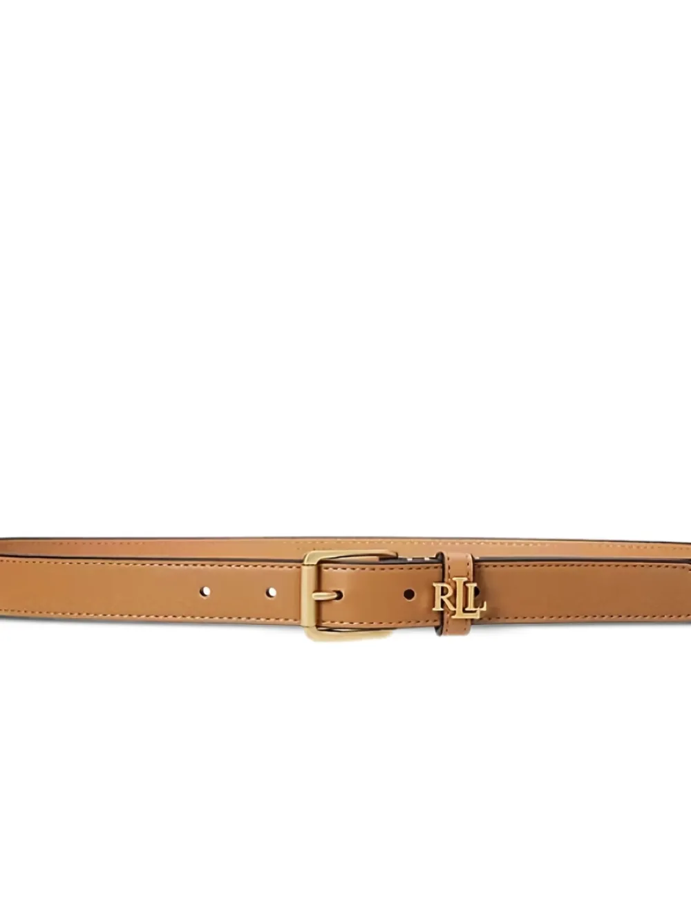 Lauren Ralph Lauren logo-plaque leather belt | Image 2