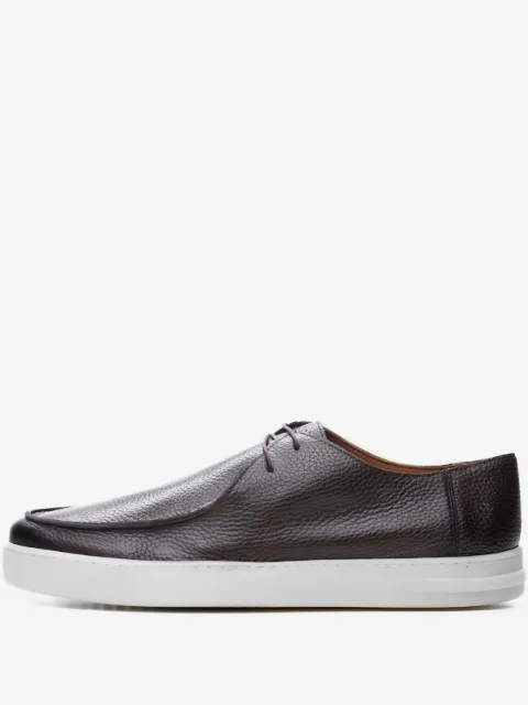 Poche Paris zapatos derby de piel