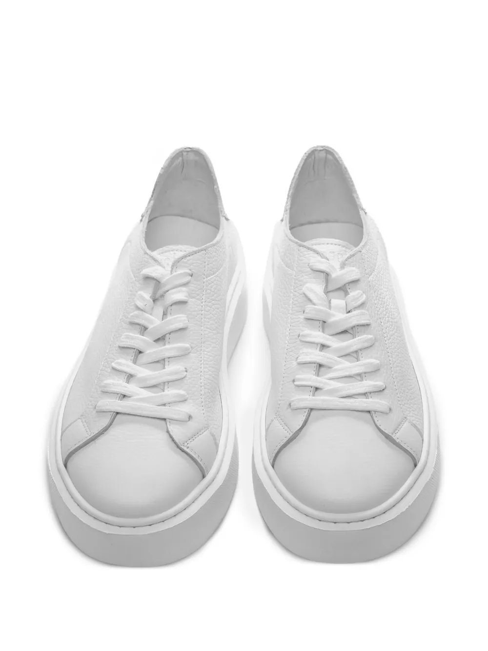 Poche Paris leather sneakers 100 WHITE