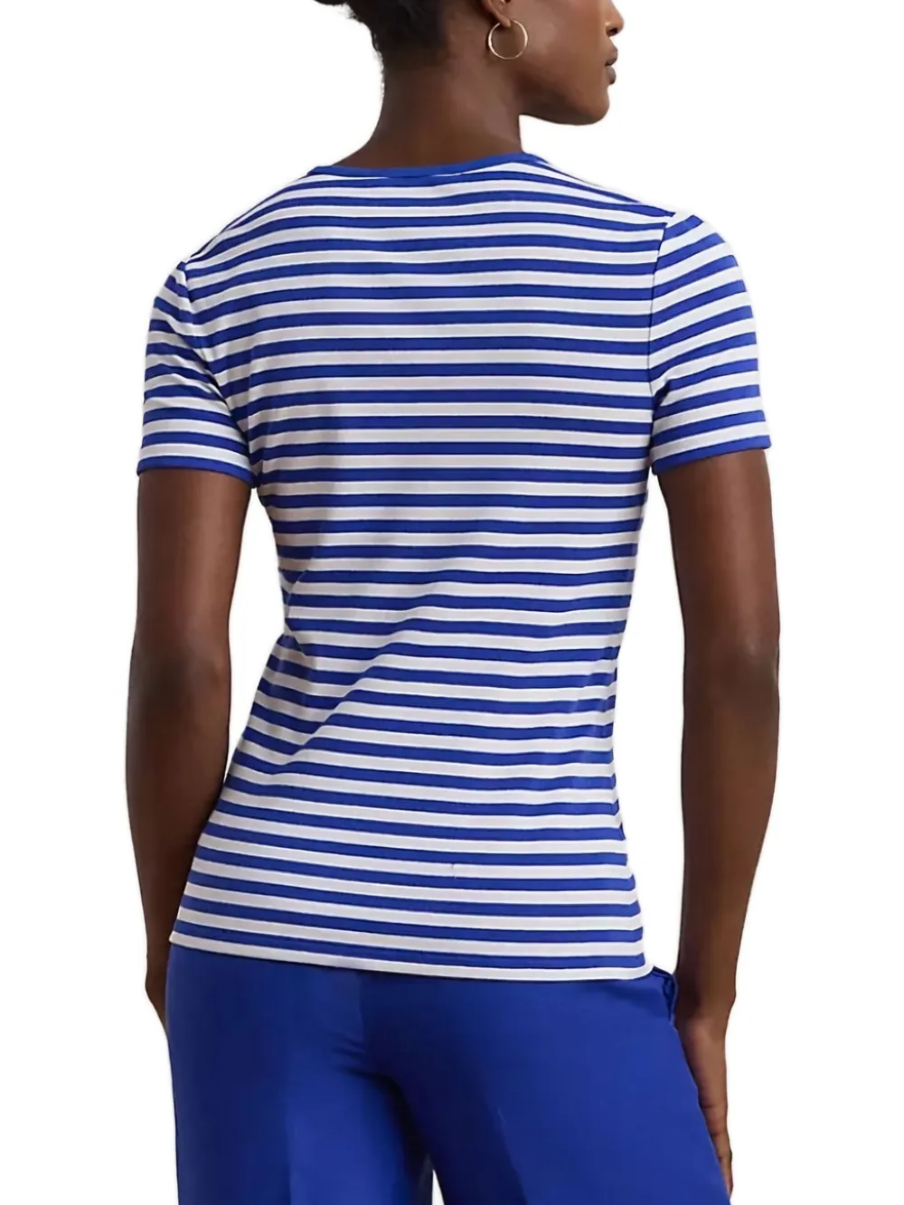 Lauren Ralph Lauren Gestreept T-shirt Blauw