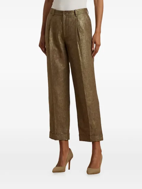 Lauren Ralph Lauren metallic trousers