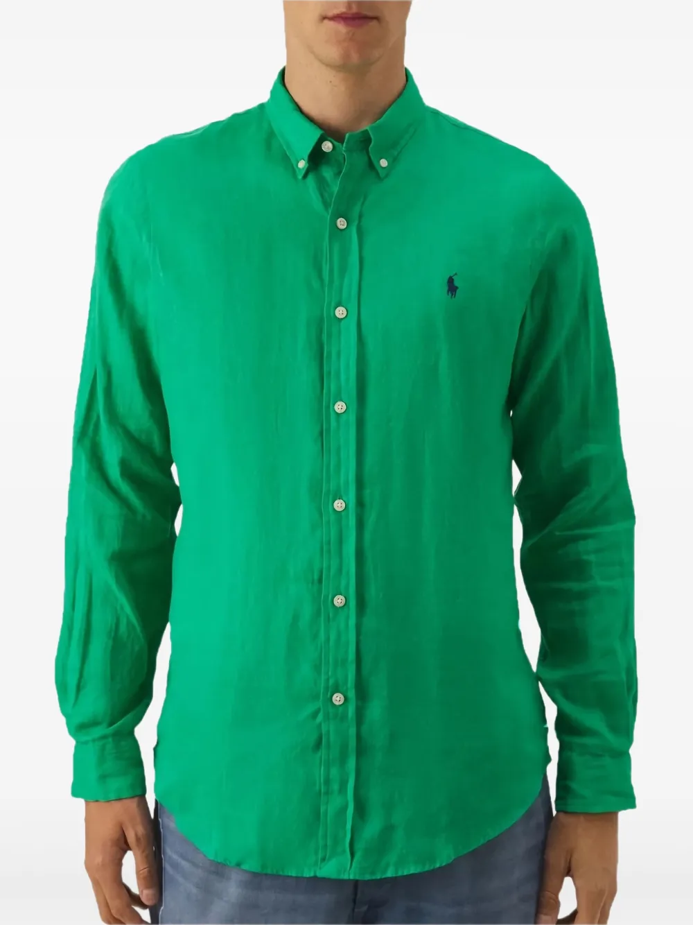Polo Ralph Lauren ジャージー シャツ - グリーン Polo Ralph Lauren ジャージー シャツ - グリーン