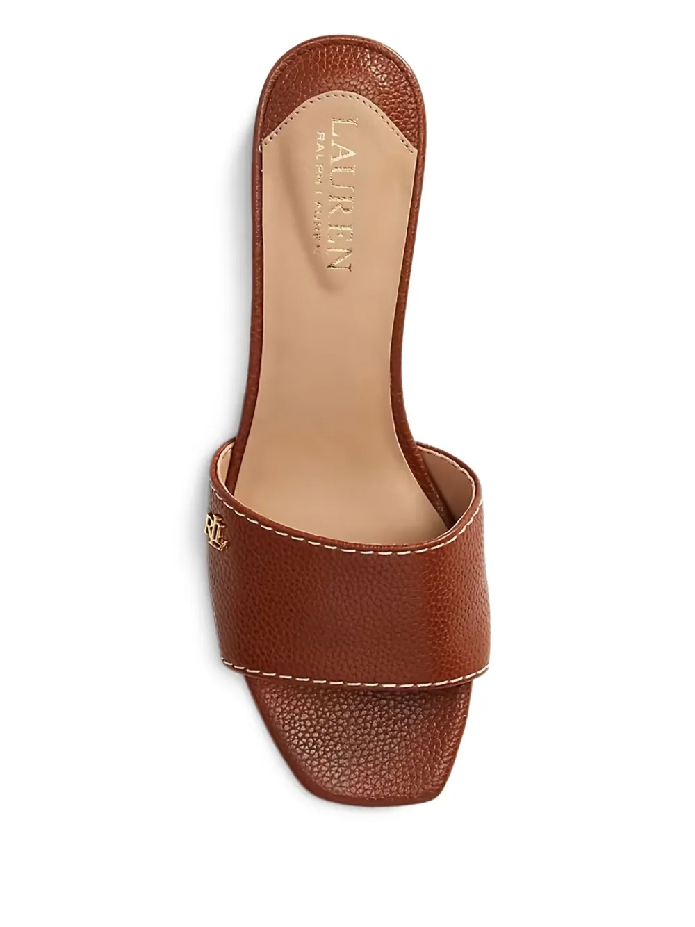 Lauren Ralph Lauren leather sandals Brown