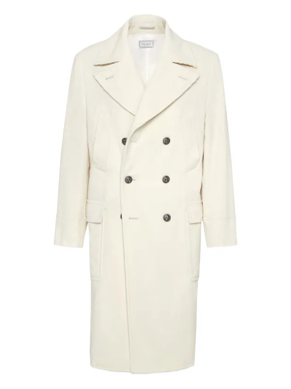 Brunello Cucinelli カシミアコート Brunello Cucinelli カシミア コート | ブルー | FARFETCH JP