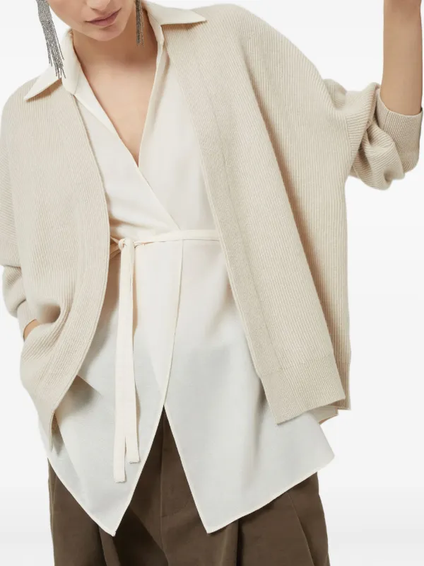 【美品】BRUNELLO CUCINELLI カシミヤ カーディガン アウター 美品 BRUNELLO CUCINELLI ブルネロクチネリ カシミヤ100