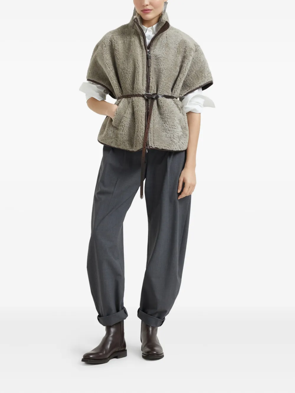 Brunello Cucinelli byxor i jungfruull | Finbyxor | Image 2