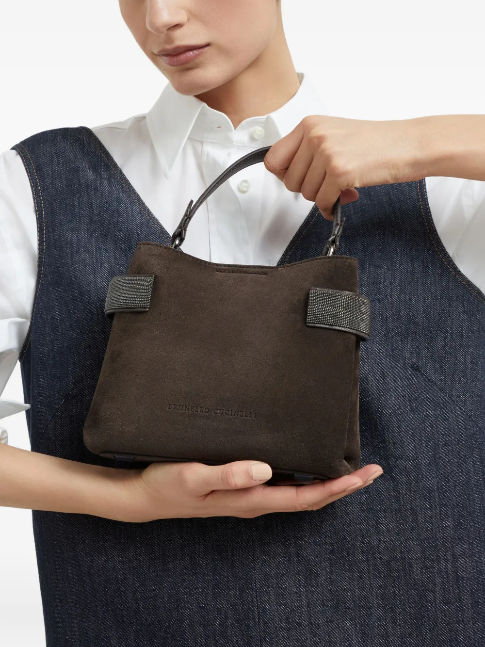 BRUNELLO CUCINELLI SMALL ESSENCE TOTE BAG