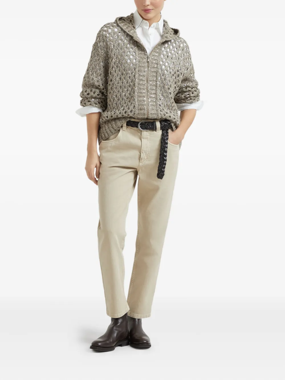 Brunello Cucinelli Straight broek - Beige