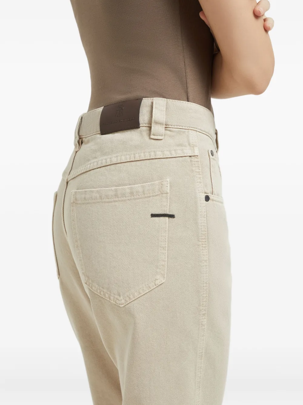 Brunello Cucinelli Straight broek Beige