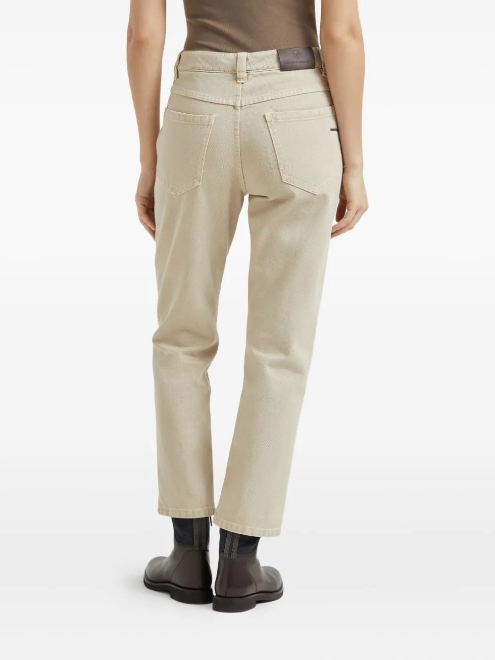 Brunello Cucinelli Straight broek Beige