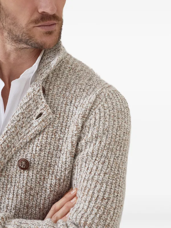 BRUNELLO CUCINELLIブルネロクチネリ/ダブルブレストカーディガン BRUNELLO CUCINELLIブルネロクチネリ/ダブルブレストカーディガン