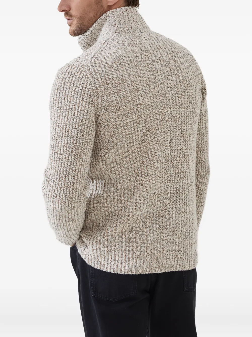 Brunello Cucinelli Vest met dubbele rij knopen Beige