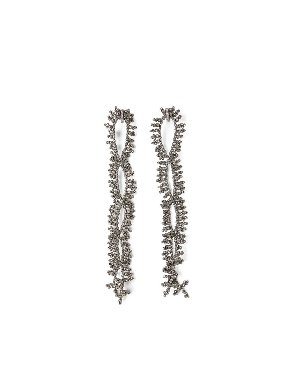 Brunello Cucinelli aretes con nudo | plateado | Image 1
