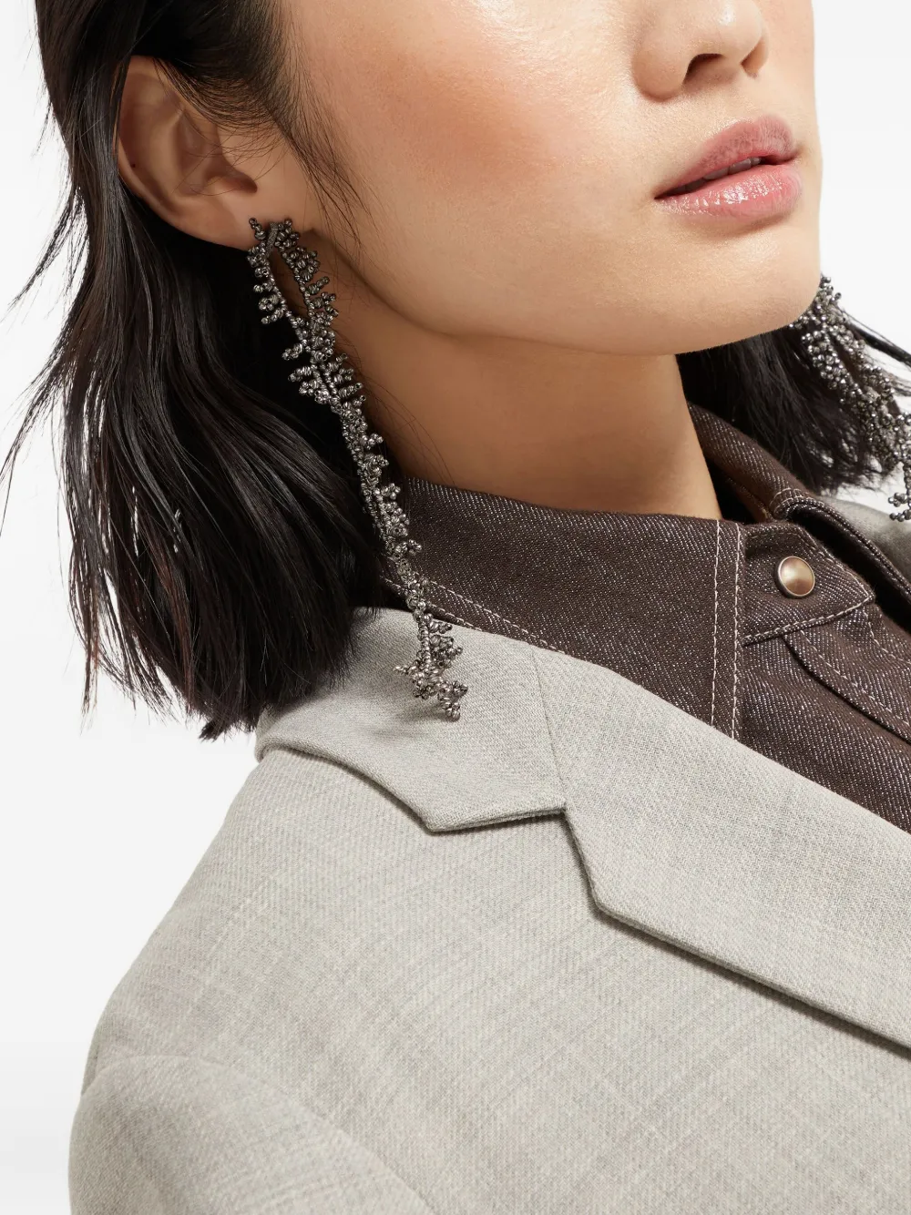 Brunello Cucinelli aretes con nudo | Image 2
