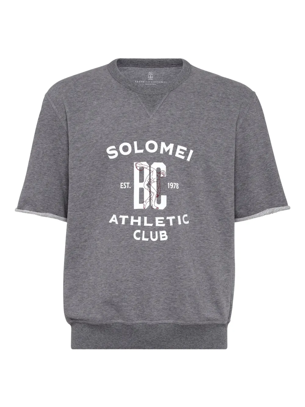 Brunello Cucinelli Smooth sweatshirt | Grey | Image 1