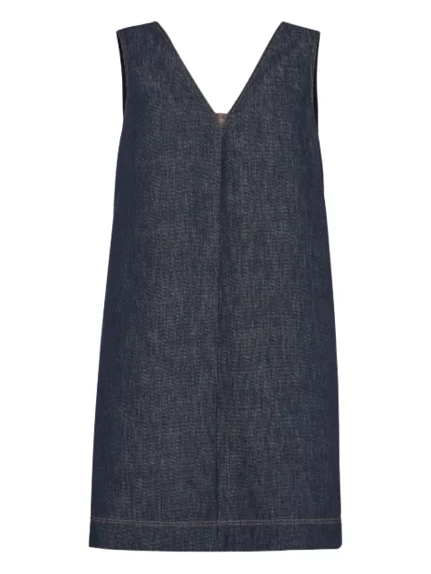 Brunello Cucinelli denim mini dress