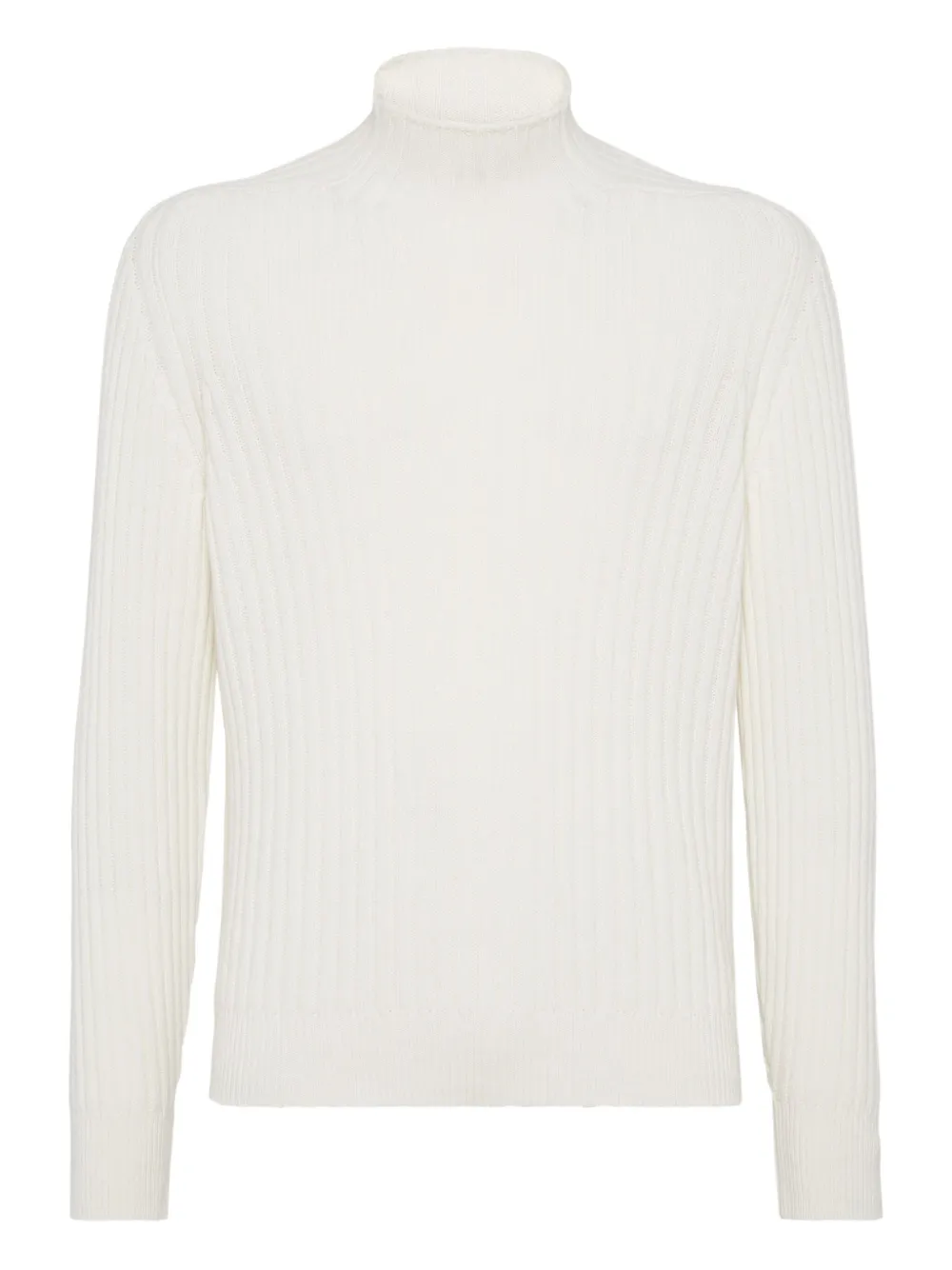 Brunello Cucinelli pull en maille côtelée | tons neutres | Image 1