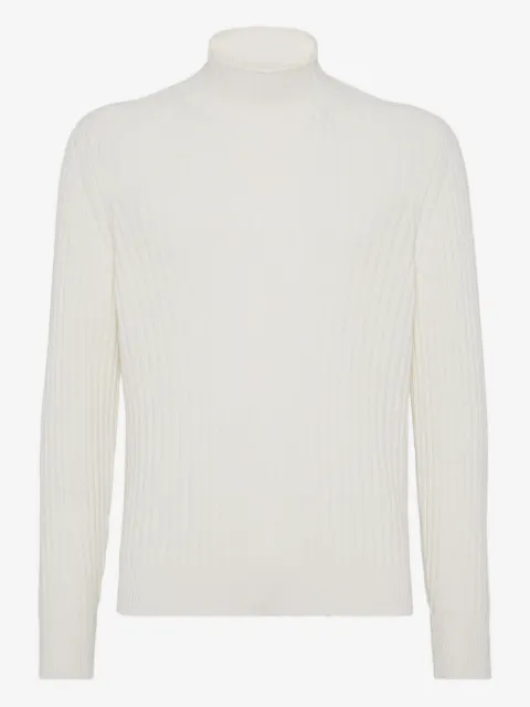 Brunello Cucinelli wide-ribbed sweater