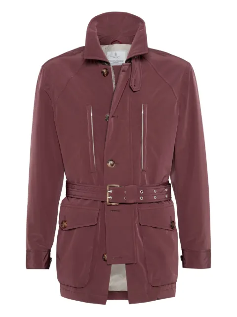 Brunello Cucinelli belted safari jacket 