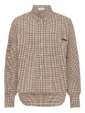 Brunello Cucinelli checked shirt - Brown