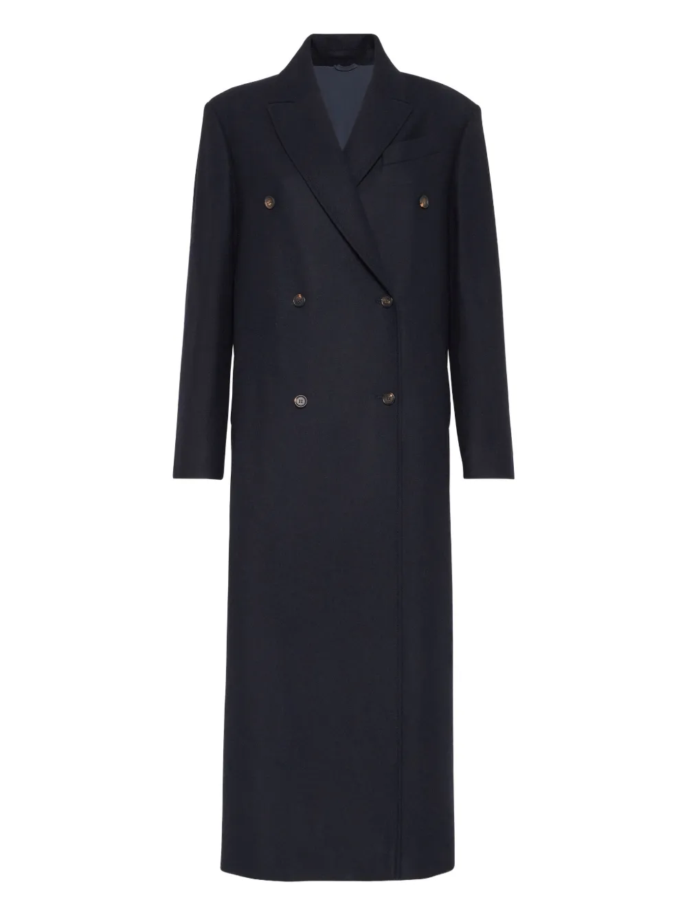 Brunello Cucinelli felt-finish coat | Blue | Image 1