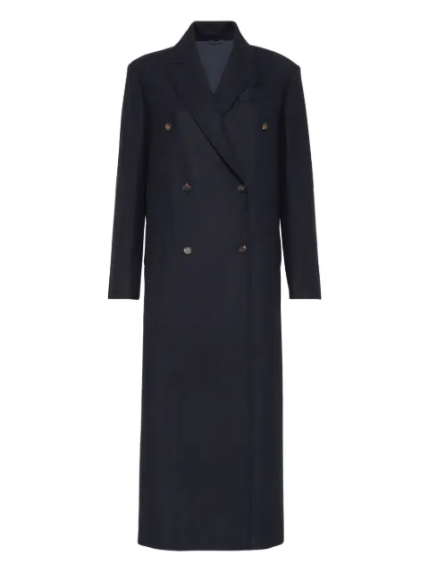 Brunello Cucinelli felt-finish coat