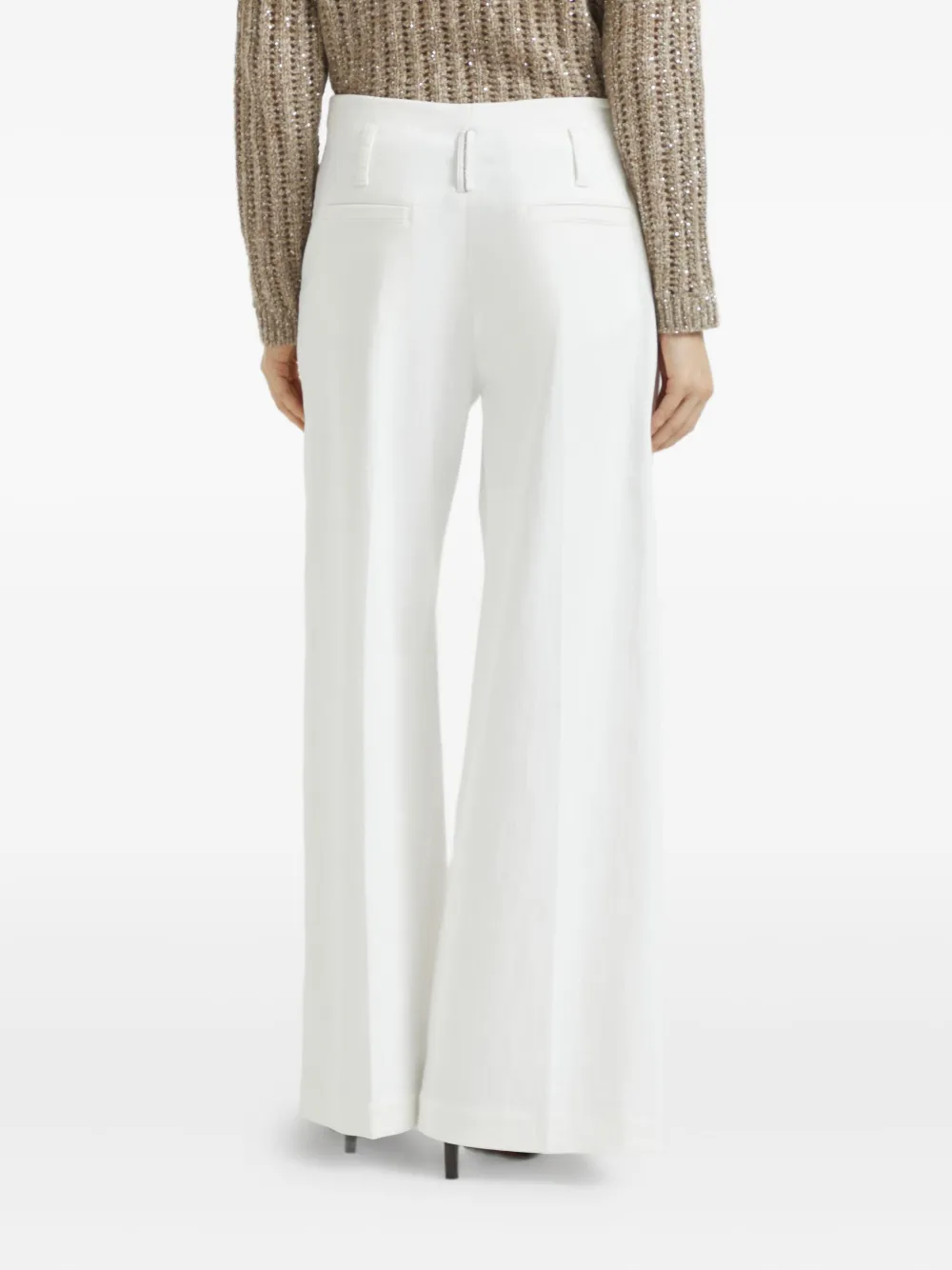Brunello Cucinelli Flared broek Wit