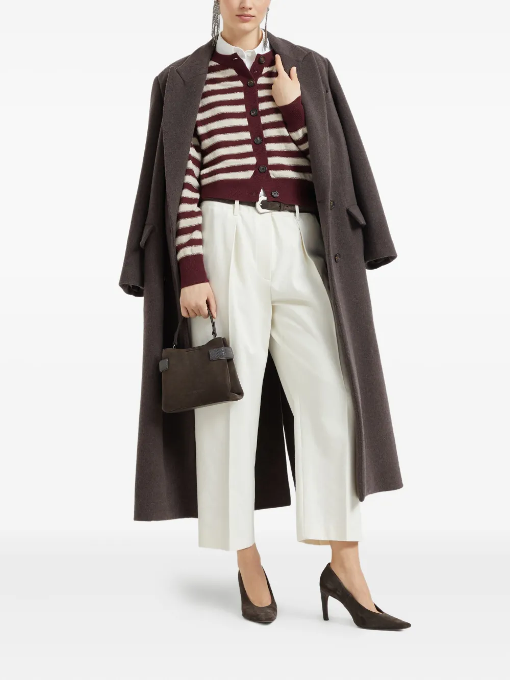 Brunello Cucinelli Kasjmier vest Rood
